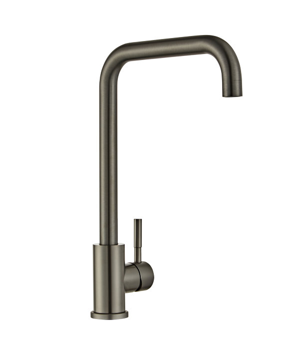 Kjøkkenbatteri vinklet L-form gunmetal